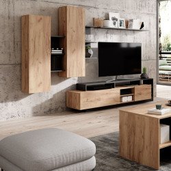Furniture Wall Unit ALVA ANTRACYT
