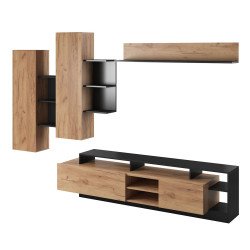 Furniture Wall Unit ALVA ANTRACYT
