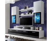 Showing image for Wall Unit Set MINI White/Black Wall Unit Set MINI White/Black image