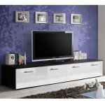 מזנון טלוויזיה DUO White/Black