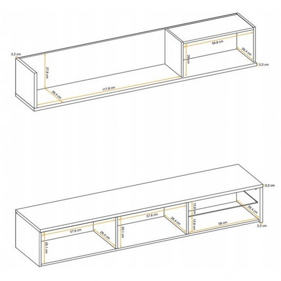 Showing image for Wall Unit Set DALLAS Wall Unit Set DALLAS Furniture, Furniture Wall Units, Modern Furniture Wall Units image