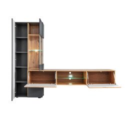 מזנון לסלון TRY עם תאורה מזנון לסלון TRY עם תאורה