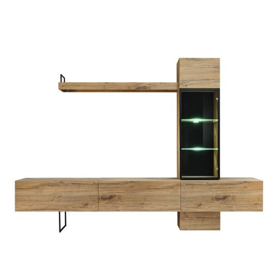 Showing image for Wall Unit Set RISE with lighting Wall Unit Set RISE with lighting image
