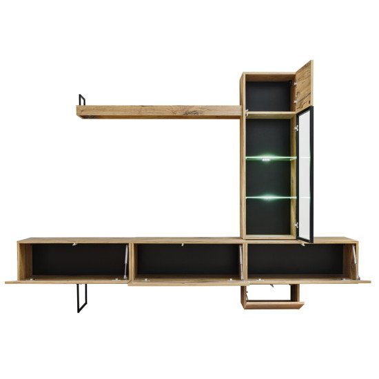 Showing image for Wall Unit Set RISE with lighting Wall Unit Set RISE with lighting image