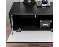 Showing image for Wall Unit Set FLAME B with a bio-fireplace Wall Unit Set FLAME B with a bio-fireplace Furniture, Furniture Wall Units, Modern Furniture Wall Units image
