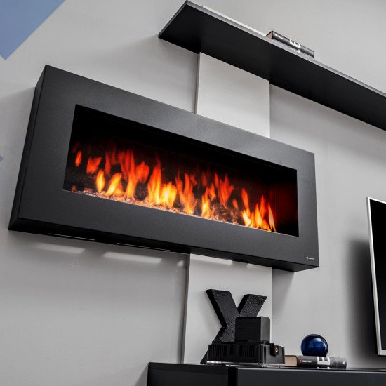 Showing image for Wall Unit Set FLAME B with a bio-fireplace Wall Unit Set FLAME B with a bio-fireplace Furniture, Furniture Wall Units, Modern Furniture Wall Units image