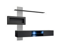 Showing image for Wall Unit Set FLAME B with a bio-fireplace Wall Unit Set FLAME B with a bio-fireplace Furniture, Furniture Wall Units, Modern Furniture Wall Units image