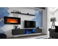 מזנון לסלון FLAME E עם קמין חשמלי מזנון לסלון FLAME E עם קמין חשמלי. ריהוט, מזנונים, מזנונים בסגנון מודרני.