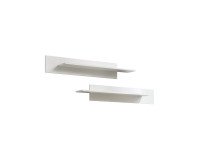 Showing image for Hanging wall unit FLY M2 with biofireplace and lighting - White Hanging wall unit FLY M2 with biofireplace and lighting - White image