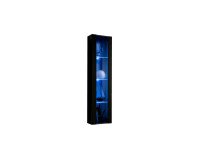Showing image for Hanging wall unit FLY M2 with biofireplace and lighting - Black Hanging wall unit FLY M2 with biofireplace and lighting - Black image