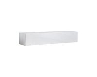 Showing image for Hanging wall unit FLY N1 with biofireplace - White Hanging wall unit FLY N1 with biofireplace - White image