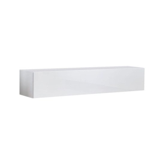 Showing image for Hanging wall unit FLY N1 with biofireplace - White Hanging wall unit FLY N1 with biofireplace - White image