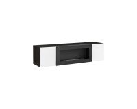 מזנון תלוי FLY N2 עם ביו-קמין ותאורה - Black / White מזנון תלוי FLY N2 עם ביו-קמין ותאורה - Black / White. ריהוט, מזנונים, מזנונים בסגנון מודרני.