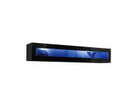 Showing image for Hanging wall unit FLY N2 with biofireplace and lighting - Black Hanging wall unit FLY N2 with biofireplace and lighting - Black image