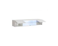 Showing image for Hanging wall unit FLY N3 with biofireplace and lighting - White Hanging wall unit FLY N3 with biofireplace and lighting - White Furniture, Furniture Wall Units, Modern Furniture Wall Units image