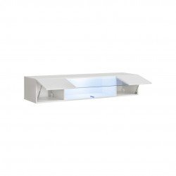 מזנון תלוי FLY N3 עם ביו-קמין ותאורה - White