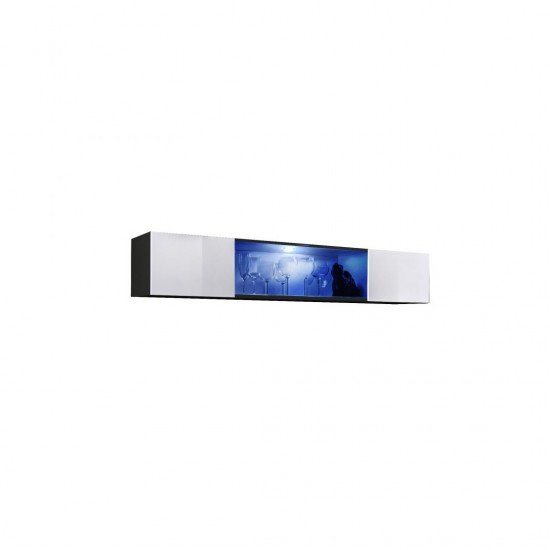 מזנון תלוי FLY N3 עם ביו-קמין ותאורה - Black / White מזנון תלוי FLY N3 עם ביו-קמין ותאורה - Black / White. ריהוט, מזנונים, מזנונים בסגנון מודרני.