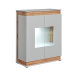 Low showcase BERLIN with LED lighting