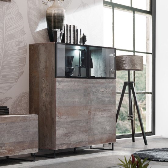Showing image for Showcase PLANK low with LED lighting Showcase PLANK low with LED lighting Furniture, Showcases, Modern Living Room Showcases, Collection PLANK image