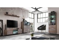 Showing image for Wall unit PLANK with LED lighting Wall unit PLANK with LED lighting image