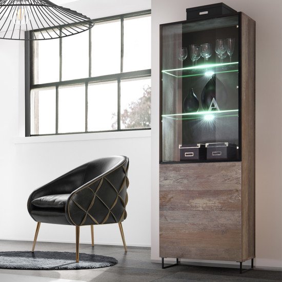 Showing image for Wall unit PLANK with LED lighting Wall unit PLANK with LED lighting image