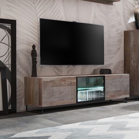 Showing image for Wall unit PLANK with LED lighting Wall unit PLANK with LED lighting image