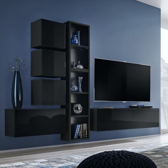 Showing image for Wall shelf BLOX Black - 10 Wall shelf BLOX Black - 10 image