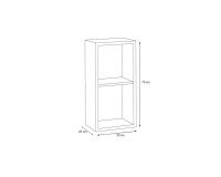 Showing image for Wall shelf BLOX Black - 15 Wall shelf BLOX Black - 15 Furniture, Wall Shelves, Office Furniture, Collection BLOX image