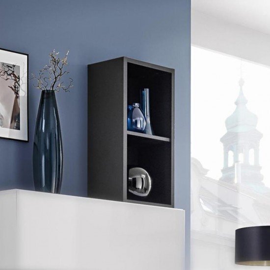 Showing image for Wall shelf BLOX Black - 15 Wall shelf BLOX Black - 15 Furniture, Wall Shelves, Office Furniture, Collection BLOX image