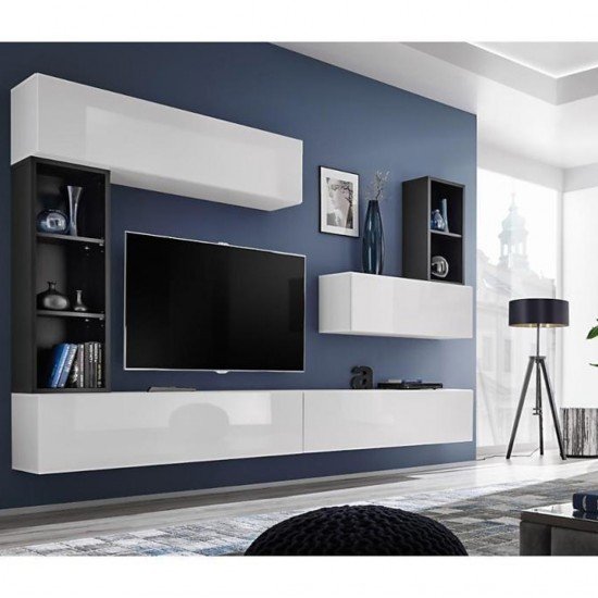 Showing image for Wall shelf BLOX Black - 15 Wall shelf BLOX Black - 15 Furniture, Wall Shelves, Office Furniture, Collection BLOX image