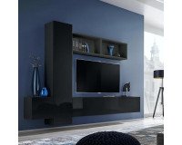Showing image for Single-door wall cabinet BLOX Black - 20 Single-door wall cabinet BLOX Black - 20 image