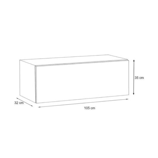 Showing image for Wall Mounted Console BLOX Black - 22 Wall Mounted Console BLOX Black - 22 Furniture, Office Furniture, Consoles, Collection BLOX image