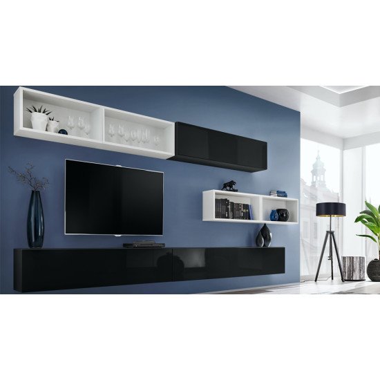 Showing image for Wall Mounted Console BLOX Black - 23 Wall Mounted Console BLOX Black - 23 Furniture, Office Furniture, Consoles, Collection BLOX image