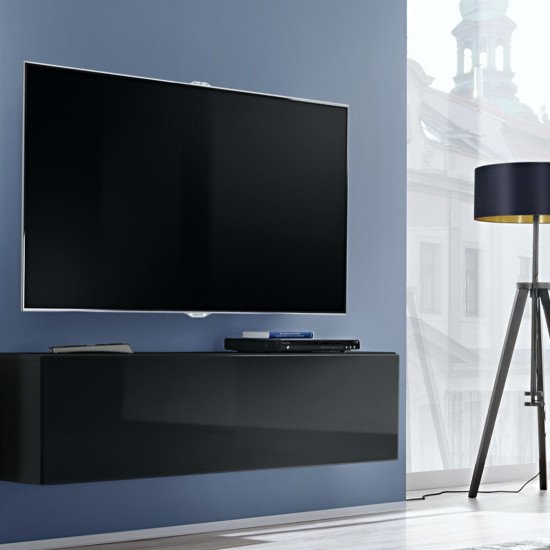 Showing image for Wall Mounted Console BLOX Black - 23 Wall Mounted Console BLOX Black - 23 Furniture, Office Furniture, Consoles, Collection BLOX image
