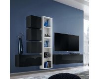 Showing image for Wall Mounted Console BLOX Black - 23 Wall Mounted Console BLOX Black - 23 Furniture, Office Furniture, Consoles, Collection BLOX image