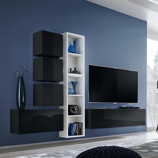 Showing image for Wall Mounted Console BLOX Black - 23 Wall Mounted Console BLOX Black - 23 Furniture, Office Furniture, Consoles, Collection BLOX image