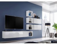 Showing image for Wall Unit BLOX VII White Wall Unit BLOX VII White image