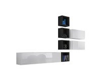 Showing image for Wall Unit BLOX VII White/Black Wall Unit BLOX VII White/Black Furniture, Furniture Wall Units, Modern Furniture Wall Units, Collection BLOX image