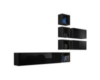 Showing image for Wall Unit BLOX VII Black Wall Unit BLOX VII Black image