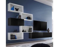 Showing image for Wall Unit BLOX VIII Black/White Wall Unit BLOX VIII Black/White image