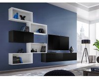 Showing image for Wall Unit BLOX VIII Black/White Wall Unit BLOX VIII Black/White image