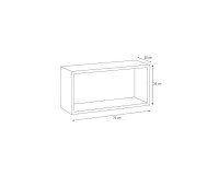 Showing image for Wall Unit BLOX VIII Black/White Wall Unit BLOX VIII Black/White image