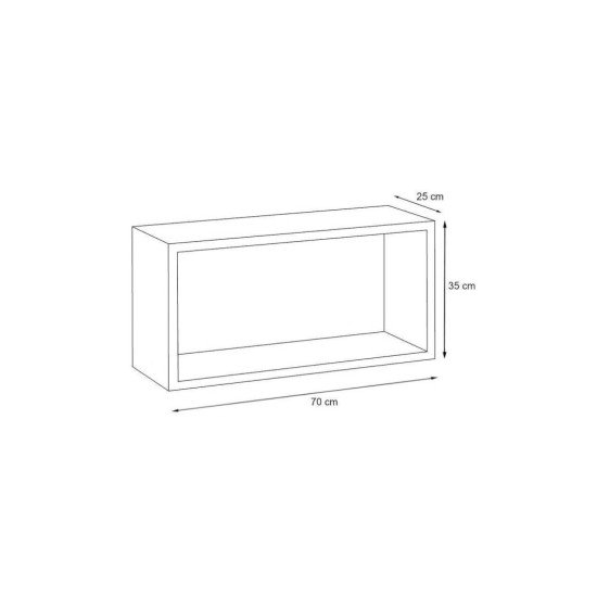 Showing image for Wall Unit BLOX VIII Black/White Wall Unit BLOX VIII Black/White image