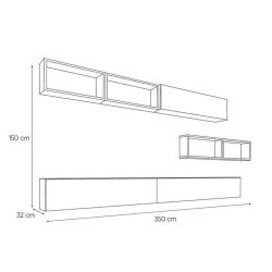 Wall Unit BLOX XIV White Wall Unit BLOX XIV White