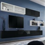 Wall Unit BLOX XIV Black/White