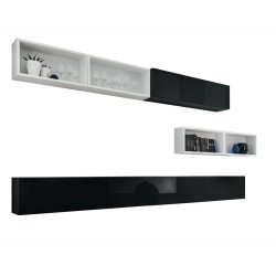 Wall Unit BLOX XIV Black/White Wall Unit BLOX XIV Black/White