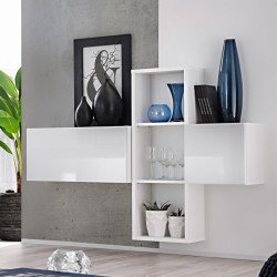 Mini Wall Unit BLOX I White