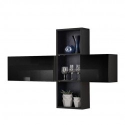 Mini Wall Unit BLOX I Black Mini Wall Unit BLOX I Black
