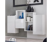 Showing image for Mini Wall Unit BLOX III White Mini Wall Unit BLOX III White image