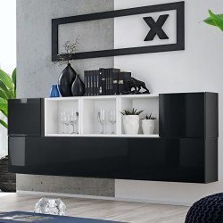 Mini Wall Unit BLOX V Black/White